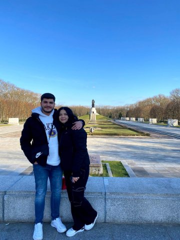 Erasmus+ students - Yunus Emre POLAT and Diyora RAKHIMOVA in Germany